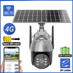 UUS 4G GSM FDD Kaamera/wifi 1080P P&auml;ikesepaneeli Aku V&auml;listingimustes PTZ CCTV Nutikas Turvamonitori Kaamera Wifi Camera
