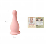 Silikoonist vaakumkupu massaažipurgid tselluliidivastased massaaži n&auml;o iminapad N&auml;o kaela t&otilde;stmine nahka kraapiv Guasha kortsudevastane roosa