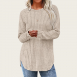 Naiste dressipluusid, pikkade varrukatega, kaelaga pullover, vabaaja tuunikatopid XL