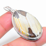 Imperial Jasper Handmade 925 Sterling Silver Jewelry Pendant 1.89 h1p32