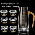 Teemantl&otilde;ikega kristallist lik&ouml;&ouml;riklaaside komplekt veinidosaatoriga, viinapitsi, veiniklaasid, viski, kanged joogid, sake, br&auml;ndi, teetass