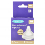 Lansinoh, NaturalWave&reg; nippel, kiire kiirus, 2 niplit