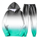Meeste kapuutsiga spordidress, Unisex, kaheosalised jooksuriided, pikkade varrukatega pulloverid, pusad ja dressip&uuml;ksid XXL ts&uuml;aan