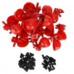 20 tk Chick Water Bowl automaatne joogitass Red Linnuliha veejootja jootja lemmikloomatarbed