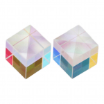 2 tk optiline klaasprisma mini fantastiline murdumist siluv hariv RGB dispersioonprisma jaoks