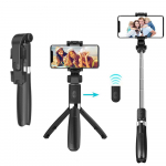 Selfie Sticki statiiv telefonile Monopod Selfie Stickile Bluetooth-&uuml;hilduva katikuga, kaugjuhtimispulga nutitelefoni alusega mobiilne juhtmevaba CHINA