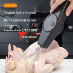 Elektriline k&auml;eshoitav kodulindude sulgede kitkumismasin kanadele, partidele ja hanedele &ndash; koduseks ja kaubanduslikuks kasutamiseks USB charging must