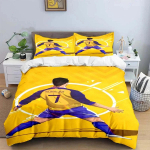 Cristiano Ronaldo voodipesukomplekt Tekikomplekt &Uuml;hekohaline Kahekohaline Voodikomplekt King-suuruses T&auml;iskasvanud poisid Magamistuba Tekikott Padjap&uuml;&uuml;r US King259x229cm