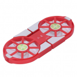 4 v&auml;rvi s&uuml;learvuti jahutuspadi, kokkupandav s&uuml;learvuti jahuti kahe ventilaatoriga, suure &otilde;huhulgaga radiaatori jahutusradiaator(Punane ) punane