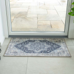 Paillasson bleu 50 x 80 cm