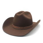 Wind Cowboy M&uuml;ts Meeste ja naiste suure &auml;&auml;rega silindrim&uuml;ts Villane dž&auml;ssim&uuml;ts Viltm&uuml;ts M（56-58cm） hall v&auml;rv