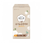 Good Feeling orgaanilisest puuvillast kattevooder 6 t&uuml;&uuml;pi, valige 1 (Pikk / Tavaline / &Uuml;lipikk) Liner Organic Cotton Long 36