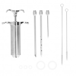 2 OZ lihapihusti s&uuml;stal roostevabast terasest maitsestamiss&uuml;stal k&uuml;psetuss&uuml;stal 3 n&otilde;elaga