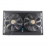 12V 80W Radiaatori Kahekordne Jahutusventilaator Rauast Raam K&otilde;rge V&otilde;imsus Veepaak Soojuse Eemaldamine Universaalne Auto