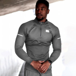 2021 Meeste 380g Puuvillane Spordikost&uuml;&uuml;m - Elastne, Hingav V&auml;lijope, Suur Suurus Fitness Riietus L