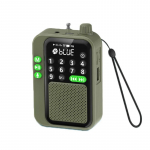 Mini tasku FM-raadio k&otilde;rge tundlikkusega digitaalraadio vastuv&otilde;tja juhtmevaba Bluetooth-k&otilde;lar LED-ekraaniga, salvestus, unetaimer