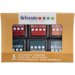 Encreurs - ARTEMIO - Corail - Etoiles de mer - 3 x 3 cm - 6 pcs