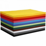 V&auml;rviline kartong - A2 420x600 mm - 180 g - 12 erinevat v&auml;rvi - 120 lehte