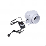 4 in Exhaust Duct Fan Pipe Silent Portable Ventilators Ventilation for Laundry Room Window