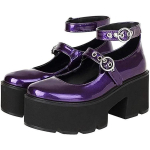 Suurused Briti stiilis v&auml;ikesed nahast kingad naistele Mary Jane kingad Kevadine platvorm Seksikad &uuml;hed kingad Sapatos Femininos 40 black