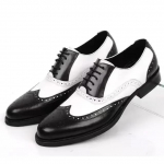 Oxfords Meeste Nahast Kingad Formaalne Kingad Meestele Brogues Oxfords Mehelik Pulmapidu Kontor &Auml;rikingad Mees Zapatos De Hombre 38