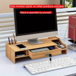 1 tk kollane/punane/valge kahetasandiline puidust s&uuml;learvutialus sahtliga, reserveeritud augud tagak&uuml;ljel, kontori-, &otilde;ppe- ja &uuml;hiselamutoa lauakorraldajate lisatarvikud. must