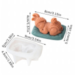 3D beebi magamiskuju silikoonvorm k&ouml;&ouml;k isetehtud fondant kook k&uuml;psetamine &scaron;okolaadivorm k&auml;sitsi valmistatud seep k&uuml;&uuml;nal krohv vaik savi t&ouml;&ouml;riist