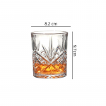2 tk Komplekt 11 oz 330ml Nikerdatud Kristallist Viski Brandy Klaasid Mahla Piimatee Kruusid L&auml;bipaistev Peo Restorani Pulma Joogiklaasid 330ml
