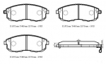 For Nıssan Maxıma A33 2003 2006 Front Brake Pad Dısc 137X53 4106089E97