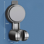 Unikaalne horisontaalne iminapaga k&auml;eshoitav du&scaron;ipea hoidik, suured du&scaron;ipea toed, teisaldatav, seinale kinnitatav 1PC hall