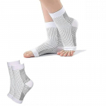 1 paar naiste/meeste neuropaatiasokke, pahkluud toetavad sokid/tendiniidi kompressioonsokid valu leevendamiseks, plantaarne fastsiit pahkluu turse jaoks L/XL