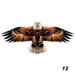 1,2 m / 1,5 m / 1,65 m kotka tuulelohe suur kotkas lendav lind tuulelohesid lastele kingitus perereisideks aia &otilde;ues sportimiseks isetegemise m&auml;nguasi 12