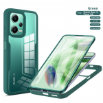 Xiaomi 13T 12T 11 Lite Redmi Note 12 11 10 9 Pro l&ouml;&ouml;gikindel silikoonist 360 kaitse&uuml;mbrise kate jaoks Redmi 14C 4G