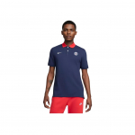 Nike Dri-FIT Jalgpalli Polo Paris Saint-Germain Niiskust eemaldav Mugav L&uuml;hikeste Varrukatega Polo Meeste &uuml;laosad Kesk&ouml;ine Sinine FZ7245-410 M