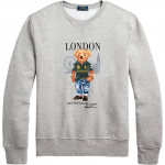 Polo Ralph Lauren S&uuml;gis/Talv23 &Uuml;hev&auml;rviline Karu Linnamuster &Uuml;mmarguse kaelusega Fliisist Pikkade varrukatega Pullover Huppar Meeste huppari Hall MNPOKNI16820693-020 S