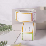 250 tk/rull isekleepuv s&uuml;gavk&uuml;lmik k&uuml;lmkapp toiduainete s&auml;ilituspaberist kleebiskleebised valged kuup&auml;evakleebised kodus s&auml;ilitamiseks.