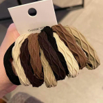 10 tk/kott Naiste K&otilde;rge Elastne &Otilde;mblusteta Juuksekumm Vastupidav T&uuml;drukute Ei J&auml;ta J&auml;lgi Hobusesaba Hoidja Kummipael Juukseaksessuaarid Juuksepaelad