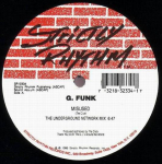12-tolline plaat G. FUNK - Valesti kasutatud SR12334 Strictly Rhythm 1995 USA Tants & Elektroonika Kasutatud
