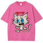 Meeste pesuga vintage T-s&auml;rgid t&auml;nav retro punk T-s&auml;rk naiste Harajuku vabaaja puuvill l&uuml;hikeste varrukatega happepesu T-s&auml;rgid top 3XL