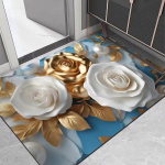 Elegantne 3D-prinditud m&auml;luvahust vannitoamatt libisemiskindla disainiga 600*900mm