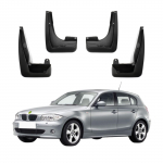 4 tk Autode poritiivad Porikaitse Mudguardid Autode poritiivad &Uuml;hilduvad Bmw 1 E81 E87 2004 2005 2006 2007 2008 2009 2010 2011 BM-37 must