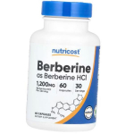 Berberiin kapslid, Berberine 1200, Nutricost 60 kapslit (72647062) 60caps