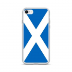 Coque iPhone &ndash; Drapeau &Eacute;cosse &ndash; Supp &ndash; Plastik l&auml;bipaistev &ndash; Design Fin et L&eacute;ger