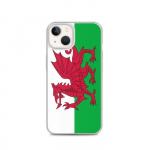 Coque iPhone &ndash; Drapeau Pays de Galles &ndash; Souple &ndash; Mitmev&auml;rviline &ndash; T&auml;ielik kaitse &ndash; &Uuml;hilduv iPhone 14
