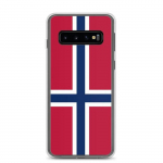 Coque T&eacute;l&eacute;phone &ndash; Samsung &ndash; Galaxy S10 &ndash; Drapeau de la Norv&egrave;ge &ndash; Souple &ndash; mitmev&auml;rviline