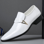 Trend Uued Meeste Valged Mustad Terava Otsaga Peegel Lakknahast Vabaaja Oxford Kingad Pulmakleit Homecoming Jalatsid Zapatos Hombre 38