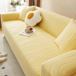 Kootud žakaarmustriline diivanikate, k&otilde;ik-hinnas universaalne kriimustusvastane padjakate diivanikangas 190-230cm