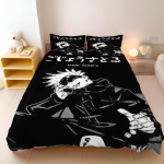 Jujutsu Kaisen Voodipesukomplekt Jaapani Kuulus Anime Tekikottide Komplektid Tekk Voodipesu &Uuml;heinimese Kahekohaline Kuningas &Uuml;ksik Suurus Dropshipping 155x220cm