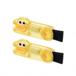 2/3 tk 3 &uuml;hes puhastusharjad multika disain toidukvaliteediga libisemiskindel k&auml;epide vahepuhastushari kaasaskantav pikkade harjastega pudelipuhastaja E