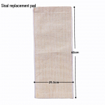 L-kujuline t&auml;ispuidust sisalist kassikraapimispost - Vastupidav, ei tekita prahti, kriimustusvastane diivanikaitse ja m&auml;nguasi Sisal Pad Series 72*33*26.5 CM